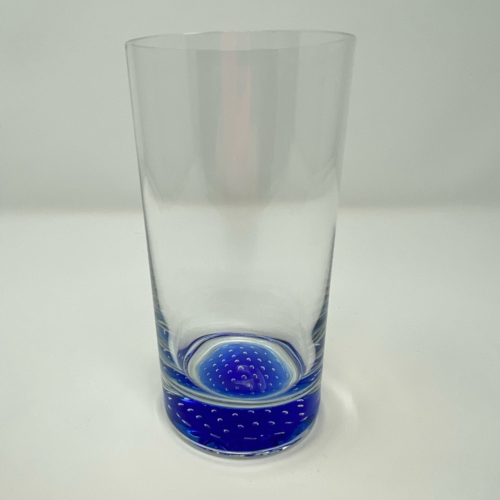 Vintage Murano Cobalt Blue Highball Glass